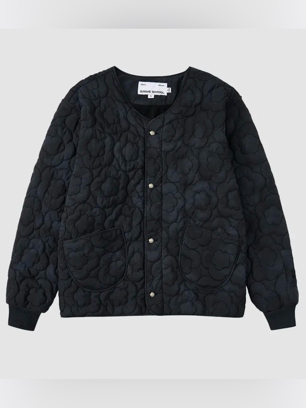 Sundae School Black Mochi Military Liner Size Small Korean Streetwear Sold Out